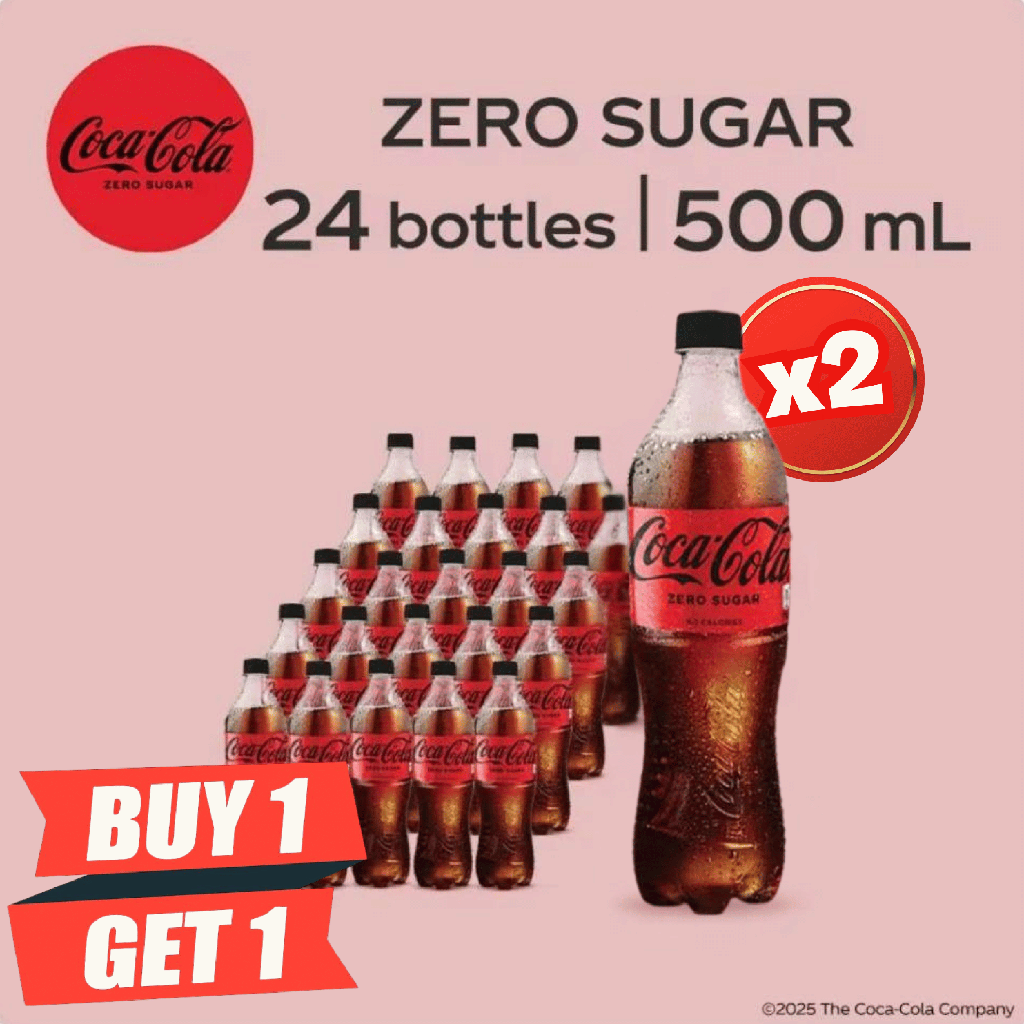 Coke No Sugar 500 ml NR x 24 (BOTO)