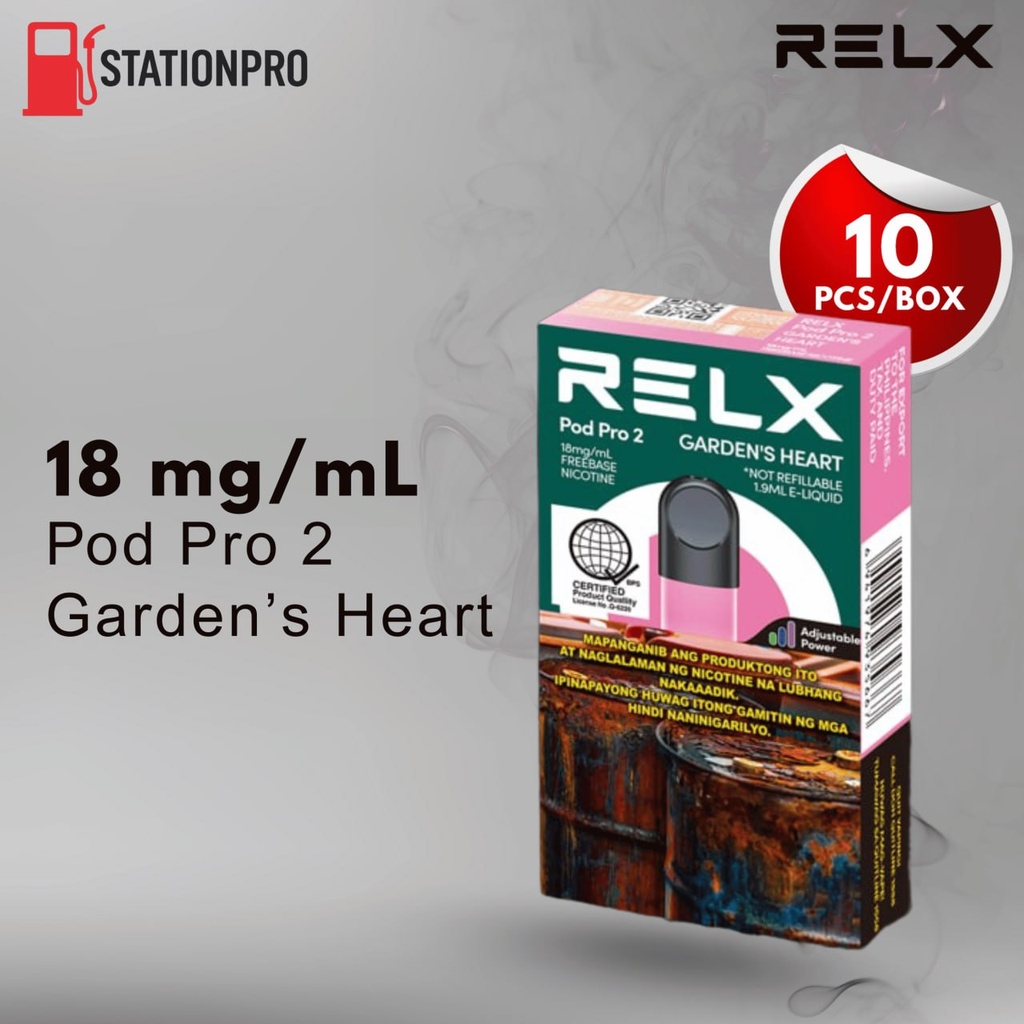 RELX-Pod Pro-Garden's Heart-18mg/ml Freebase