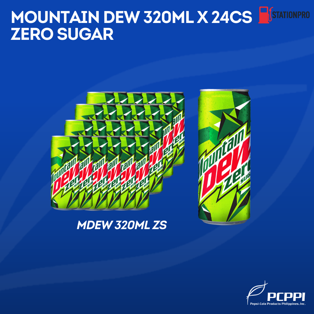 Mountain Dew Zero Sugar 320ml can/ 24