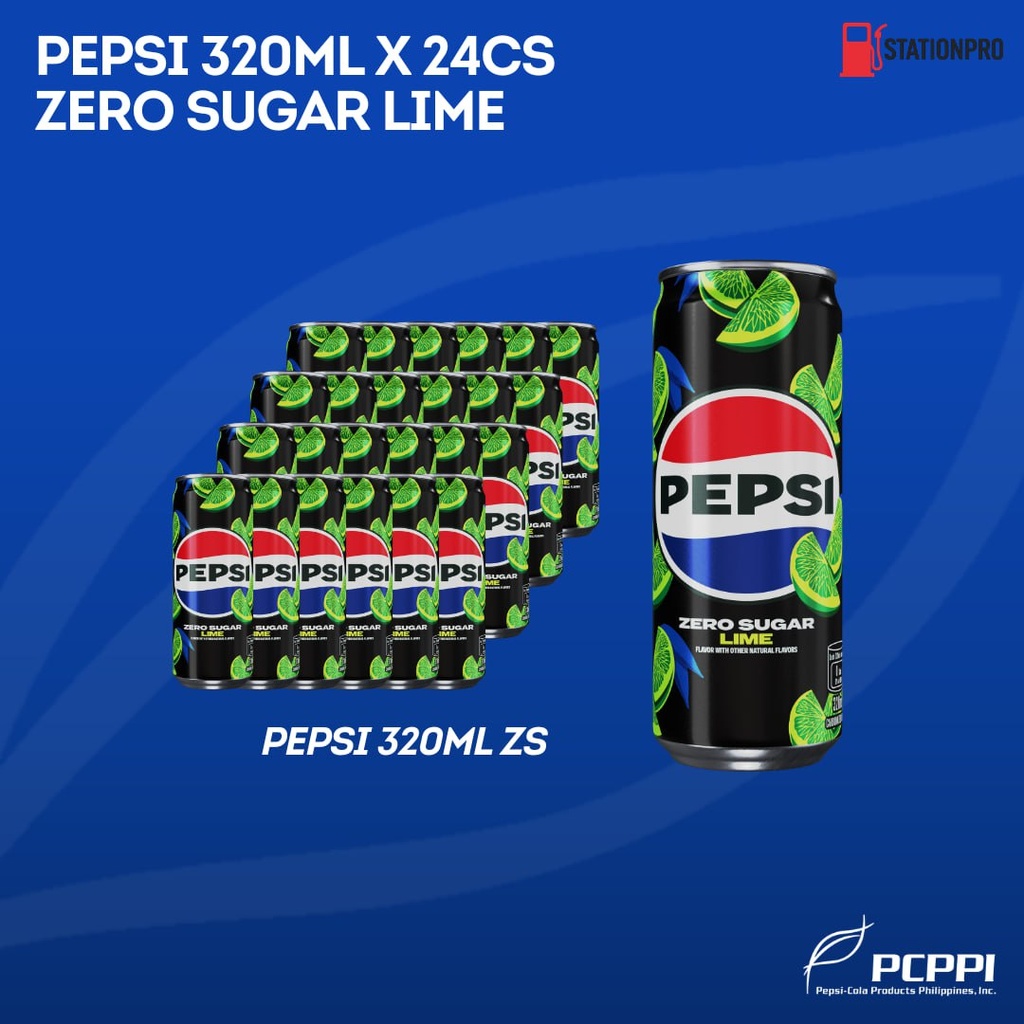 Pepsi Zero Sugar Lime 320mL Can /24
