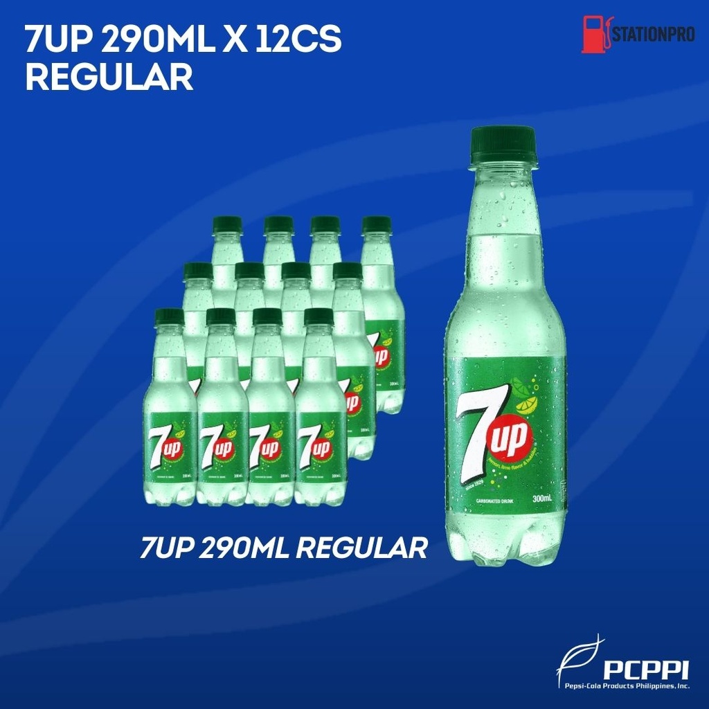 Seven Up Regular 290mL PET /12
