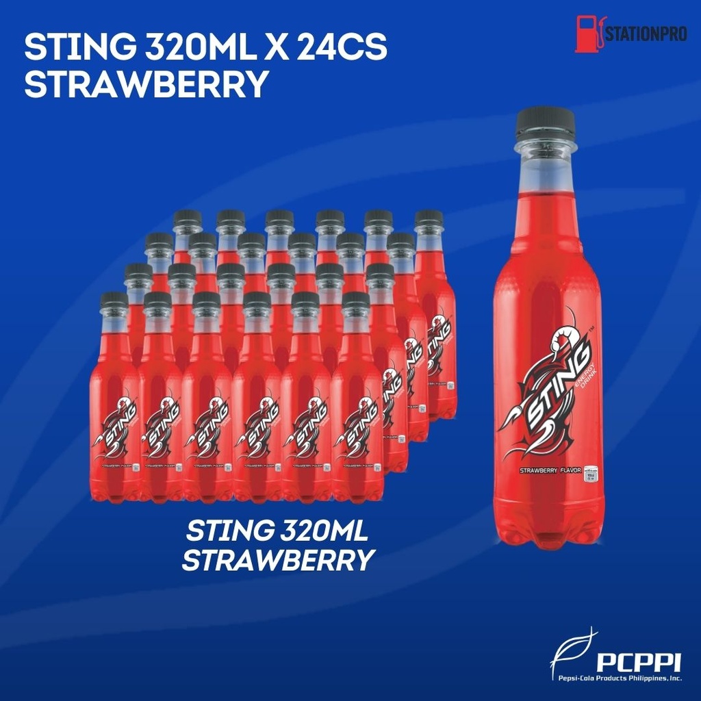 Sting Strawbrry 320ml PET/24