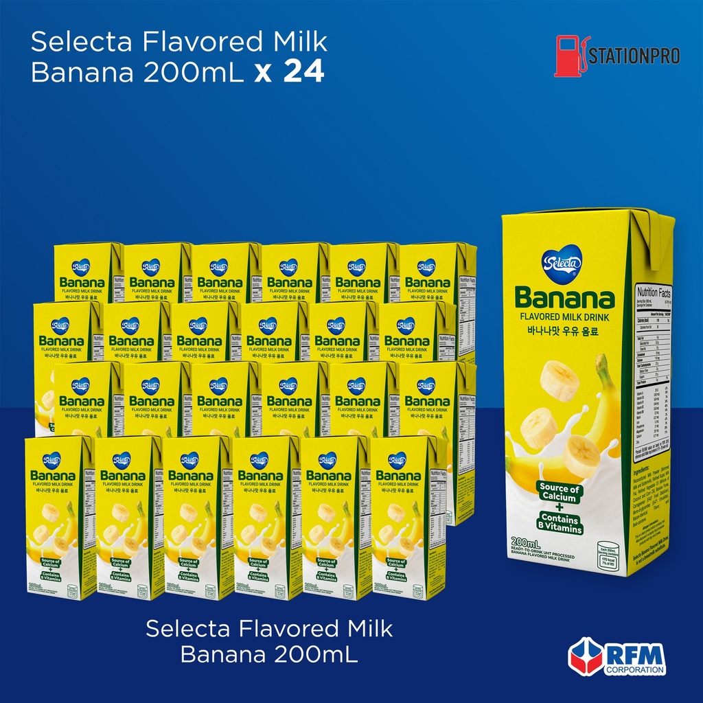 Selecta Flavored Milk Banana 200mL