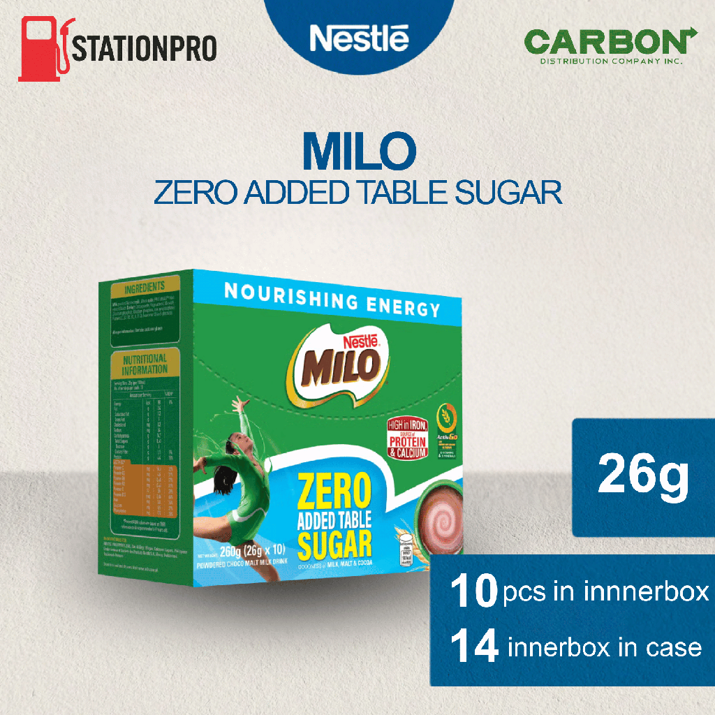 MILO ZERO ADDED TABLE SUGAR