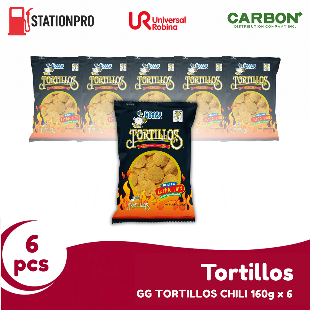 GG TORTILLOS CHILI 160g x 6