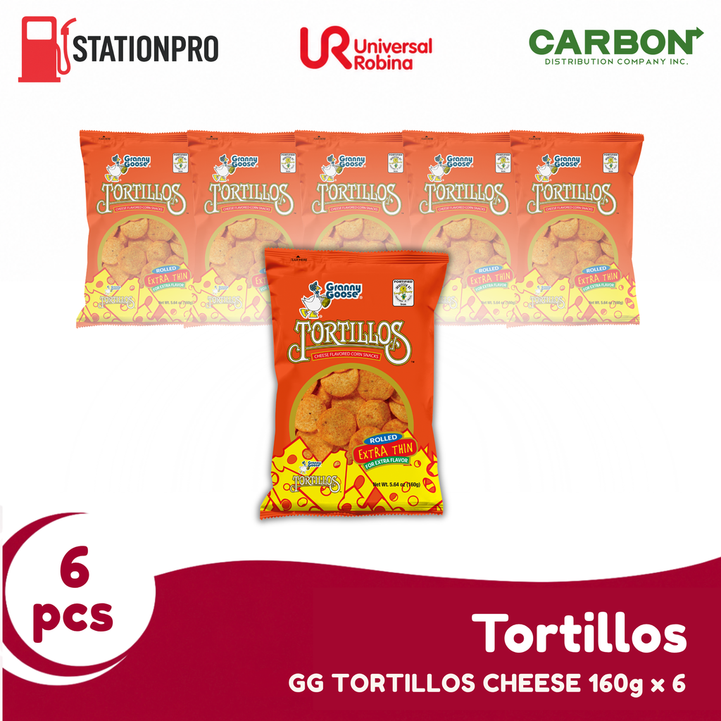 GG TORTILLOS CHEESE  160GX6