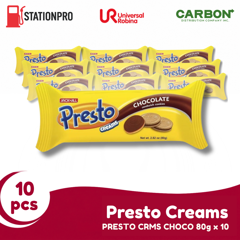 PRESTO CRMS CHOCO 80g x 10