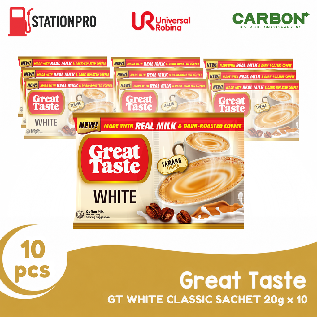 GT WHITE CLASSIC SACHET 20g x 10