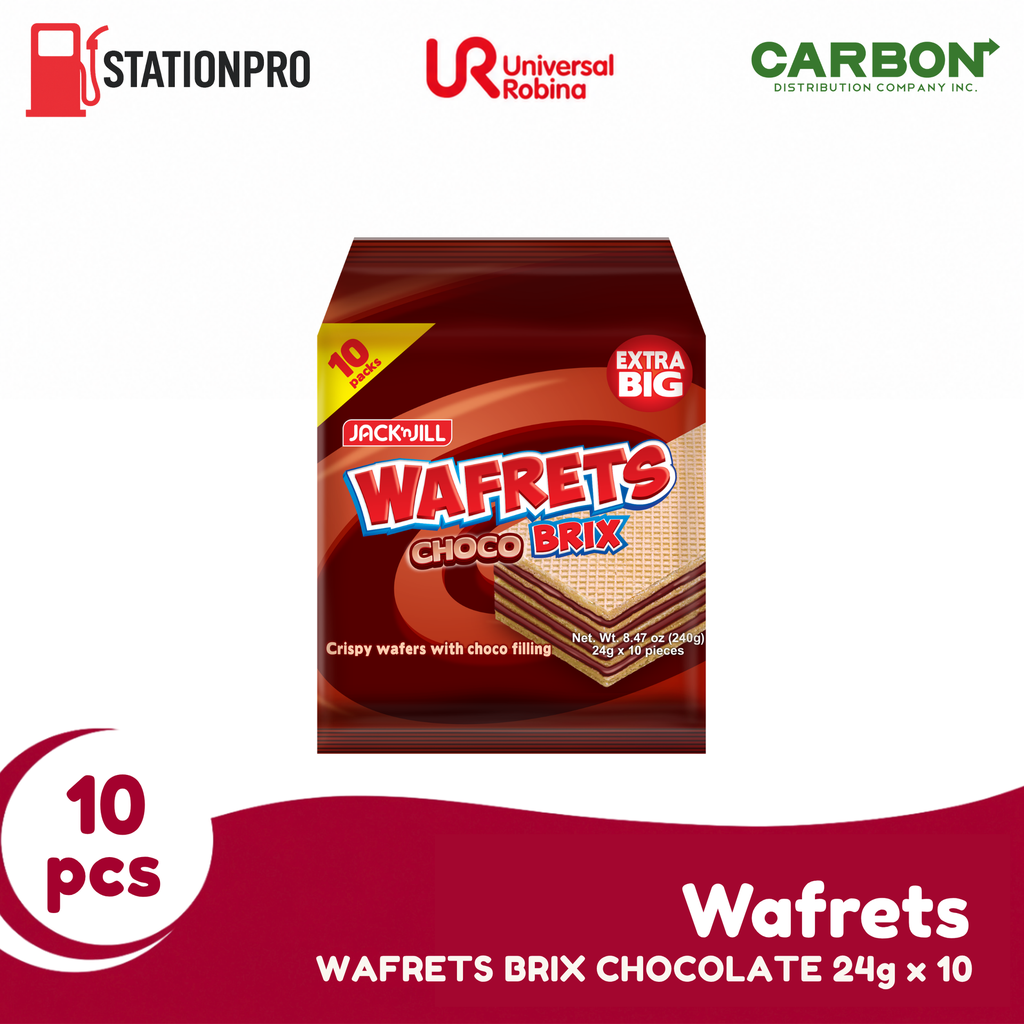 WAFRETS BRIX CHOCOLATE 24g x 10