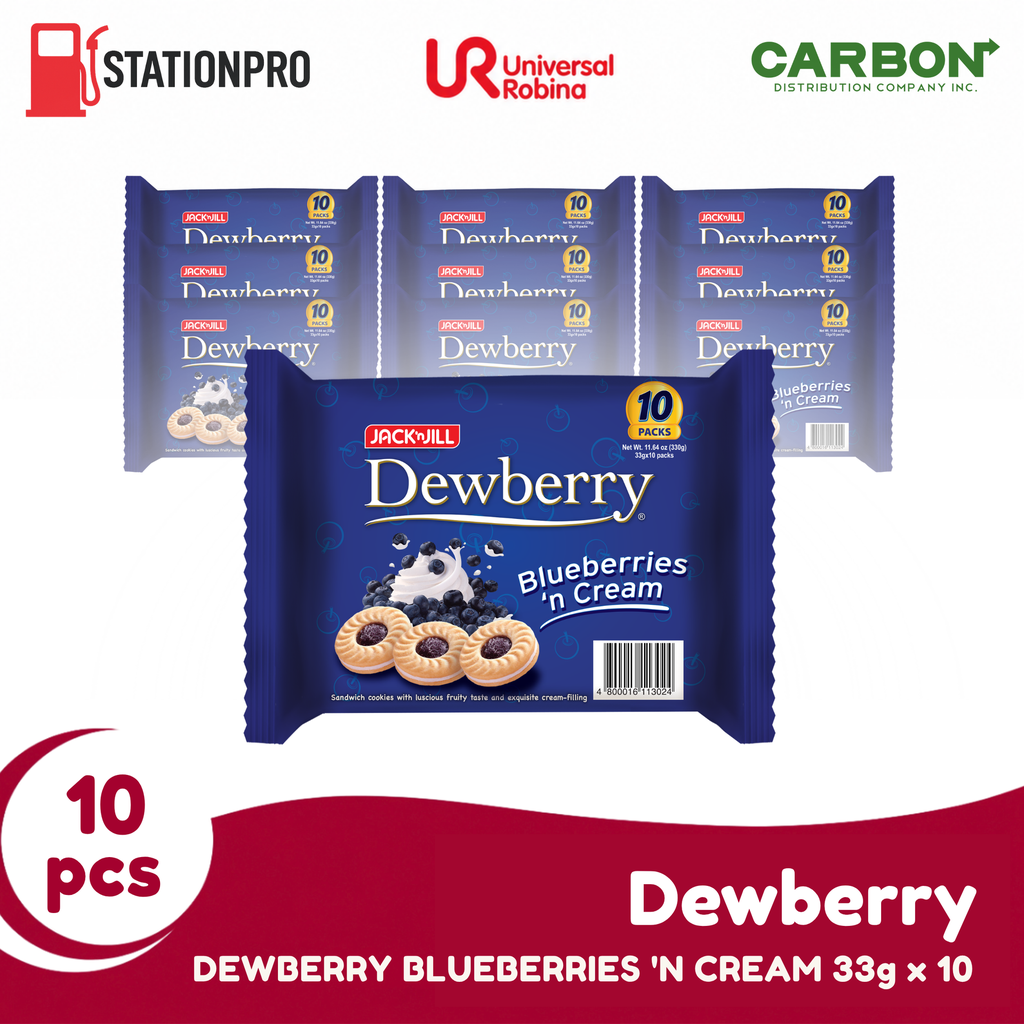 DEWBERRY BLUEBERRIES 'N CREAM 33g x 10