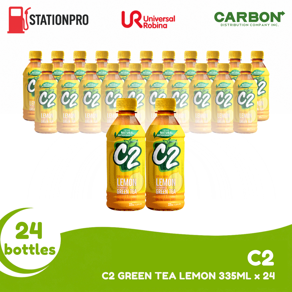 C2 GREEN TEA LEMON 335MLX24