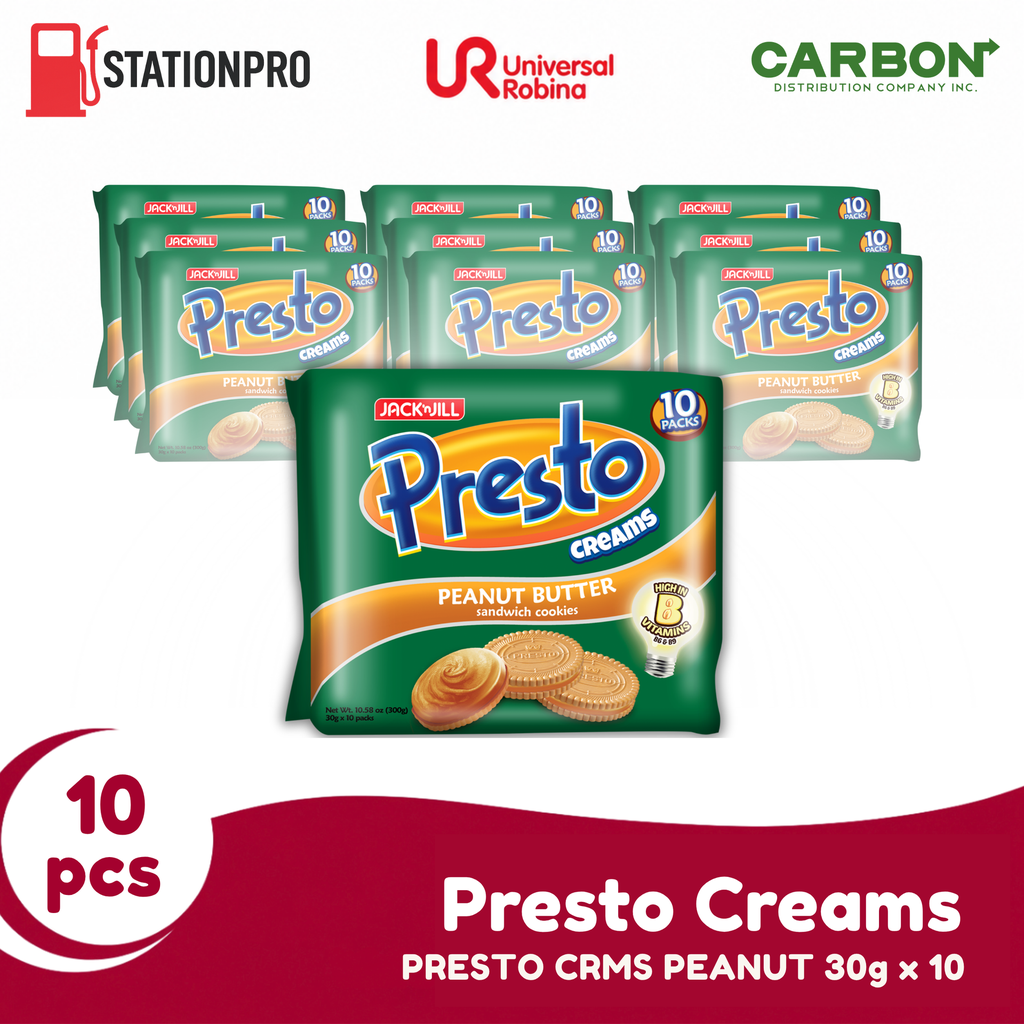 PRESTO CRMS PEANUT 30g x 10