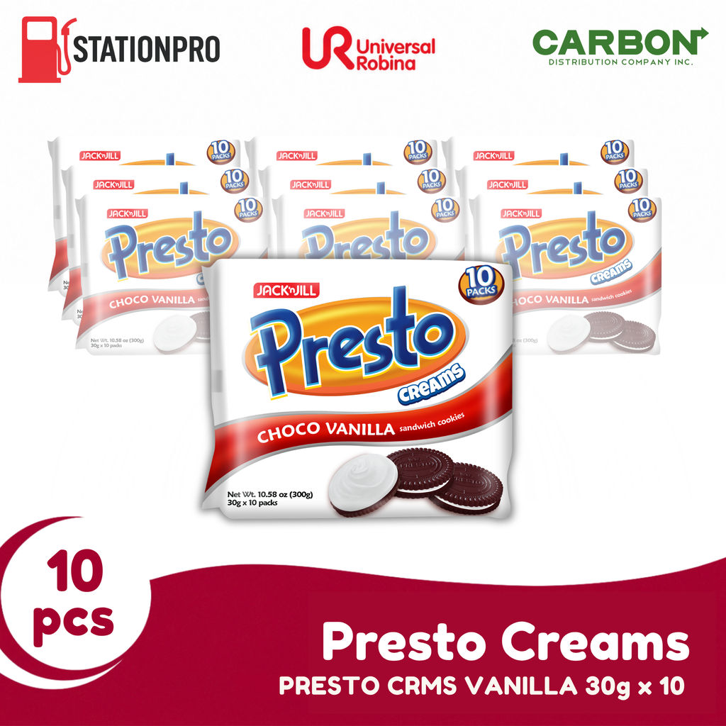 PRESTO CRMS VANILLA 30g x 10