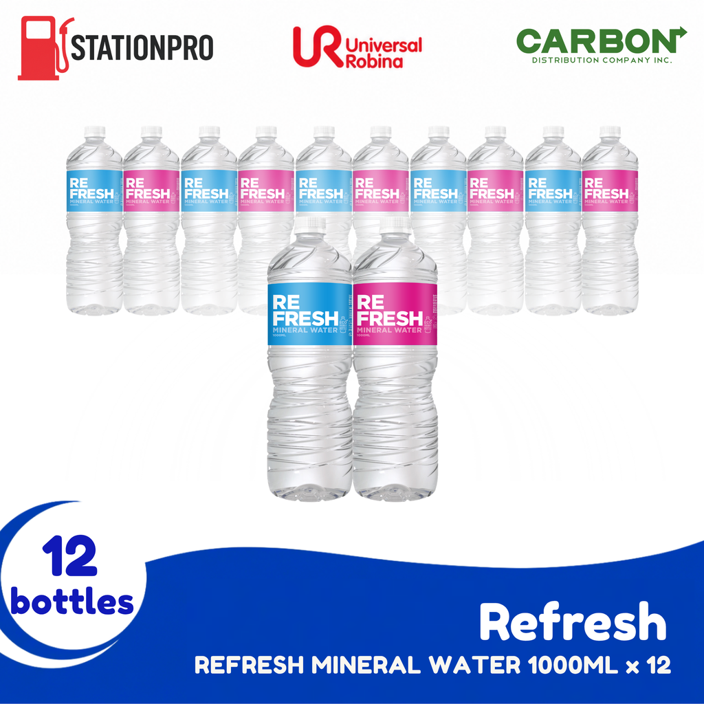 REFRESH MINERALWTR 1000MLX12