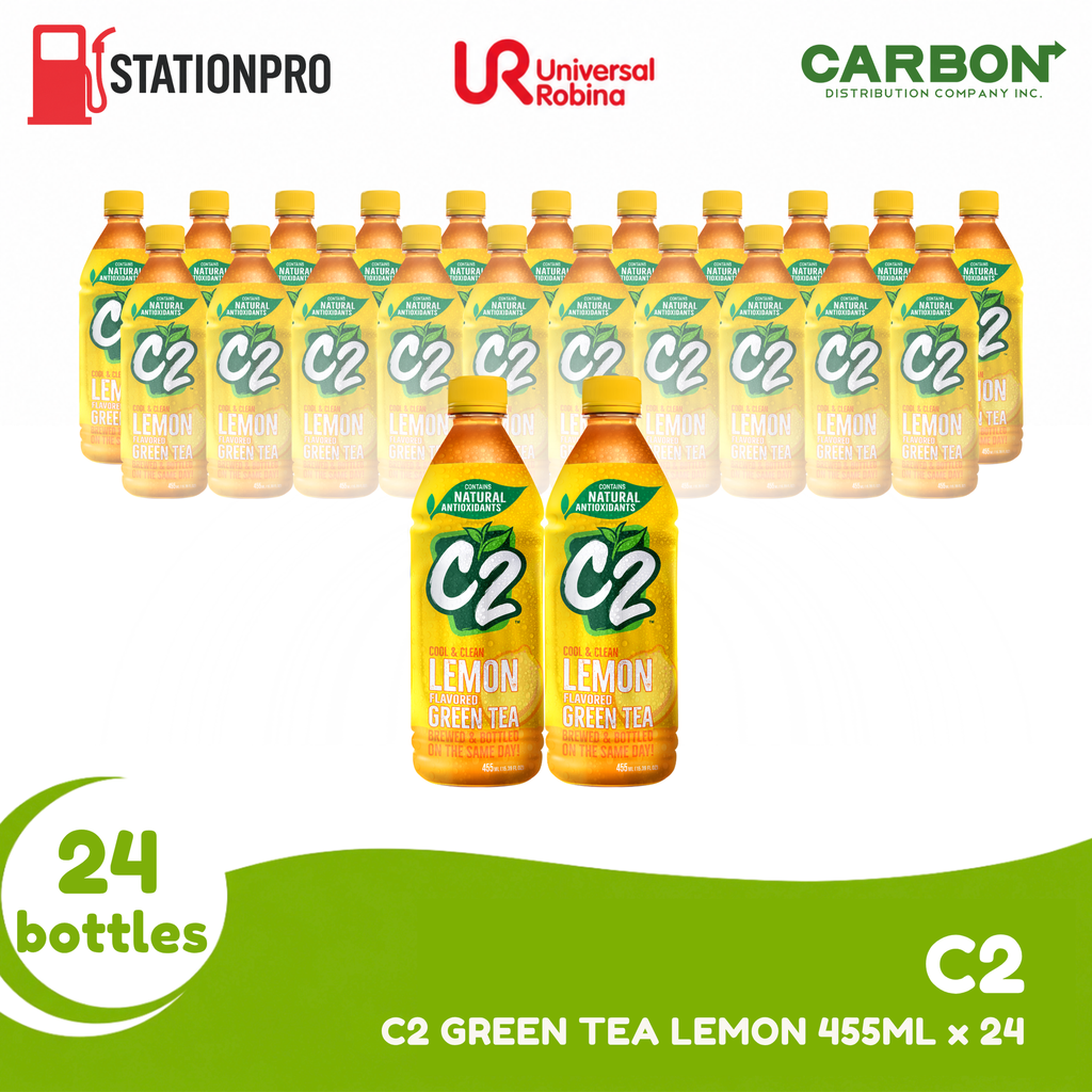 C2 GREEN TEA LEMON 455MLX24