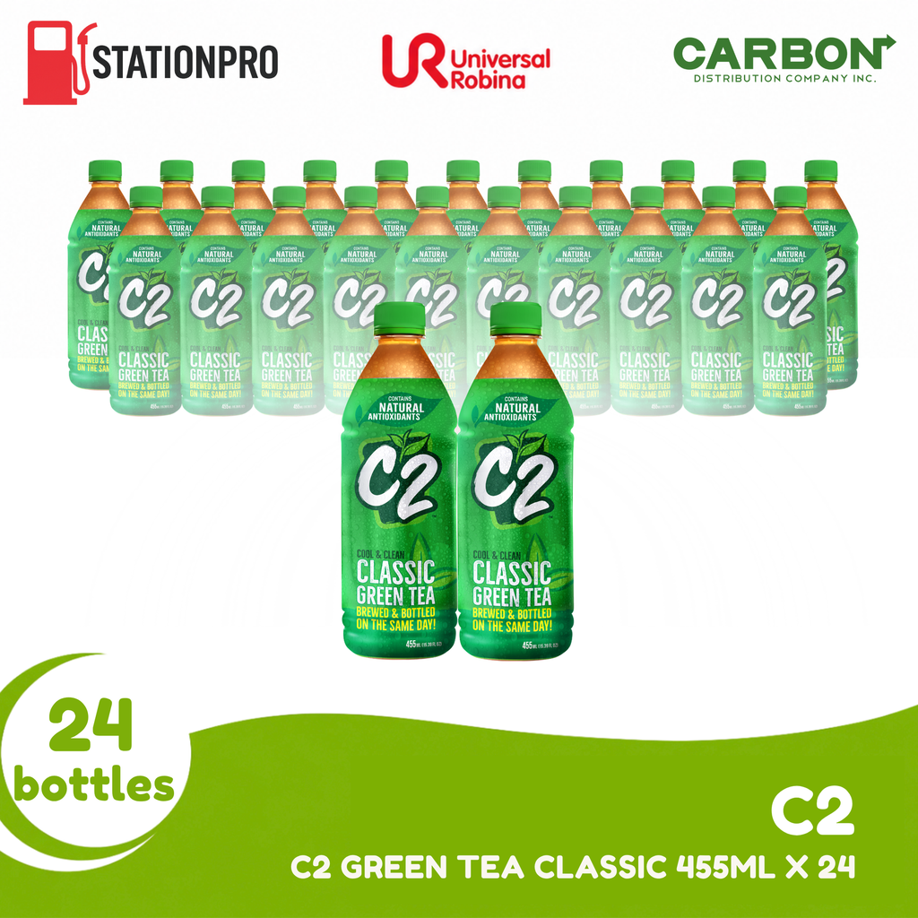 C2 GREEN TEA CLASSIC 455ML X 24