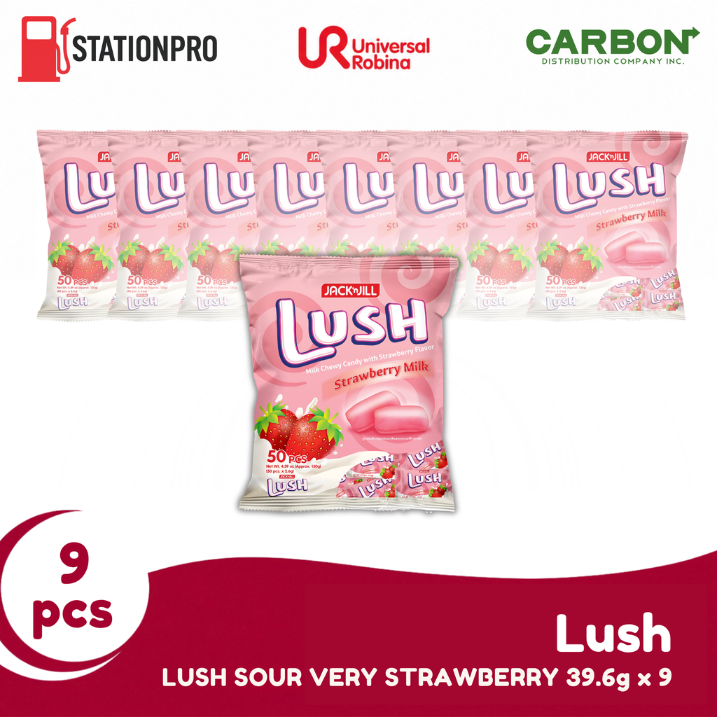 LUSH SOUR VERY STRAWBERRY 39.6g x 9