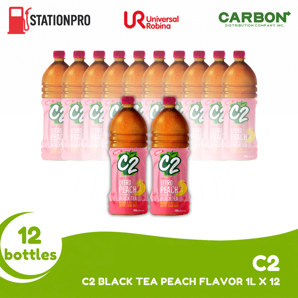 C2 BLCKTEA PEACH FLVOR 1LX12