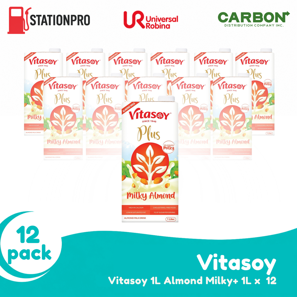 VITASOY 1L ALMND MLKY+ 1LX12
