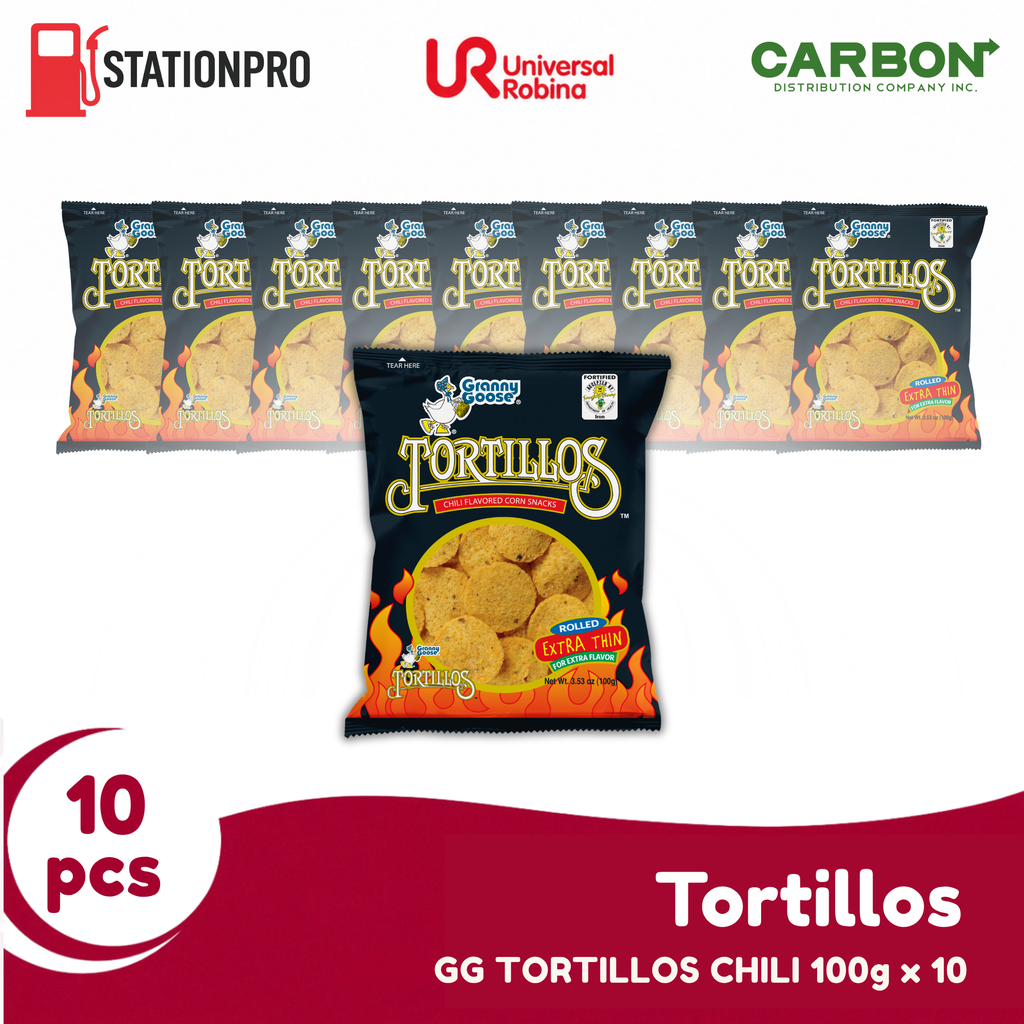 GG TORTILLOS CHILI 100g x10