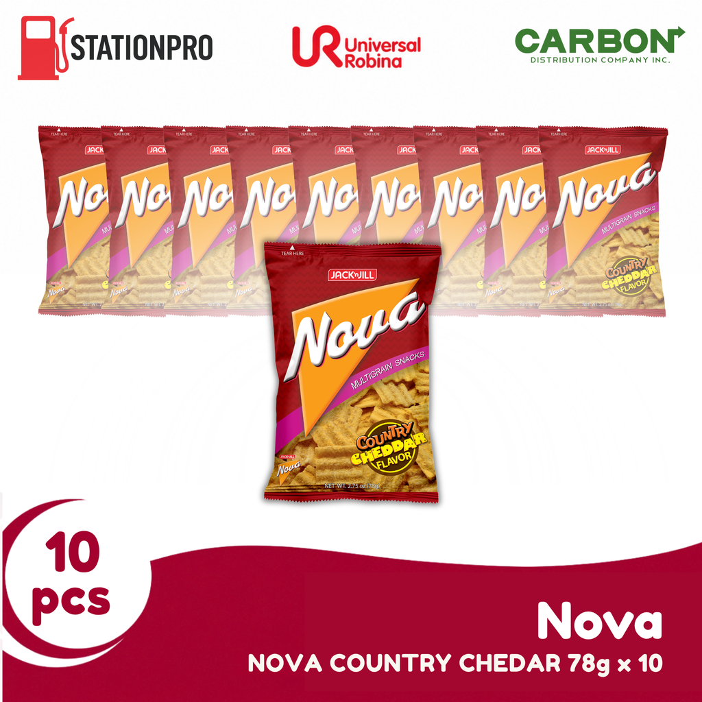 NOVA COUNTRY CHEDAR 78g x 10