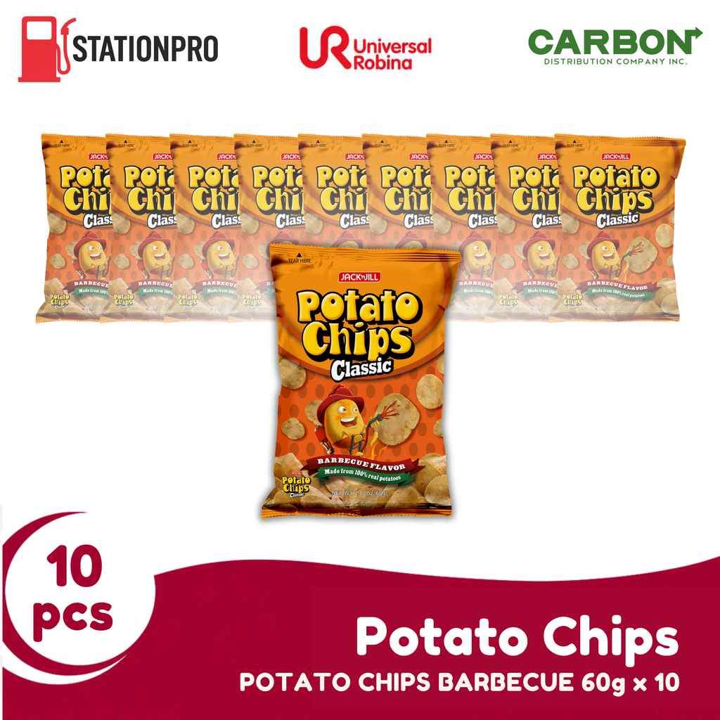 POTATO CHIPS BARBECUE 60g x 10