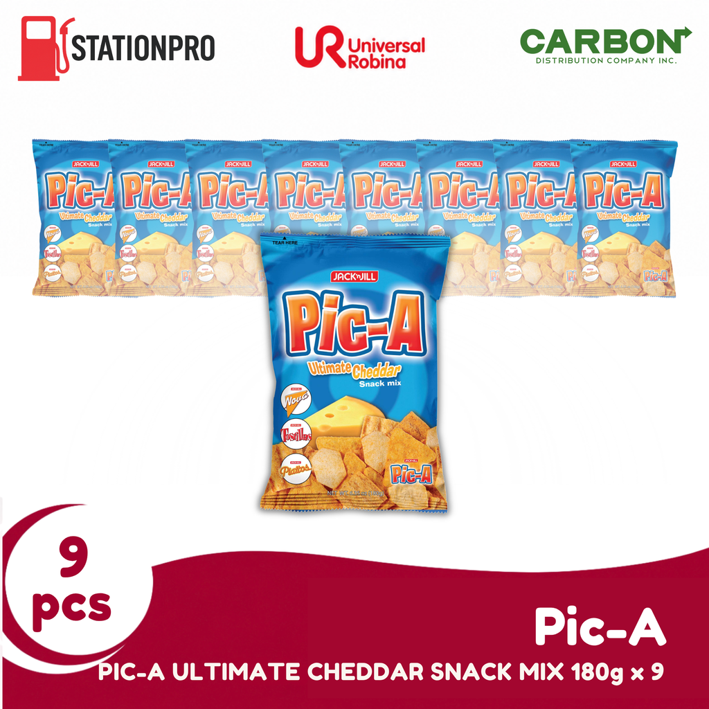 PIC-A ULTIMATE CHEDDAR SNACK MIX 180g x 9