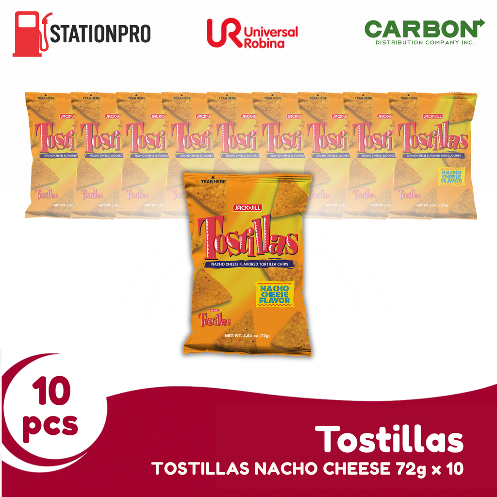 TOSTILLAS NACHO CHEESE 72g x 10