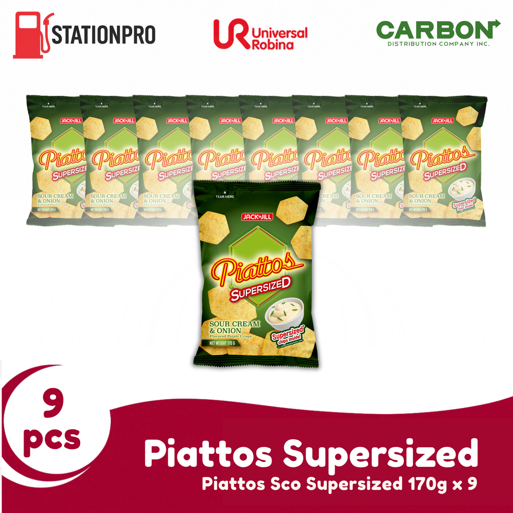 Piattos Sco Supersized 170g x 9