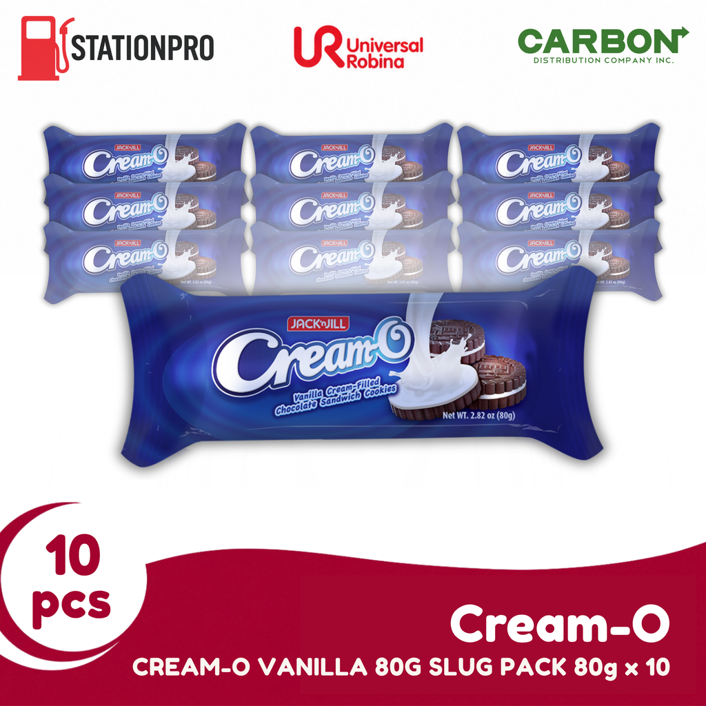 CREAM-O VANILLA 80G SLUG PACK 80g x 10
