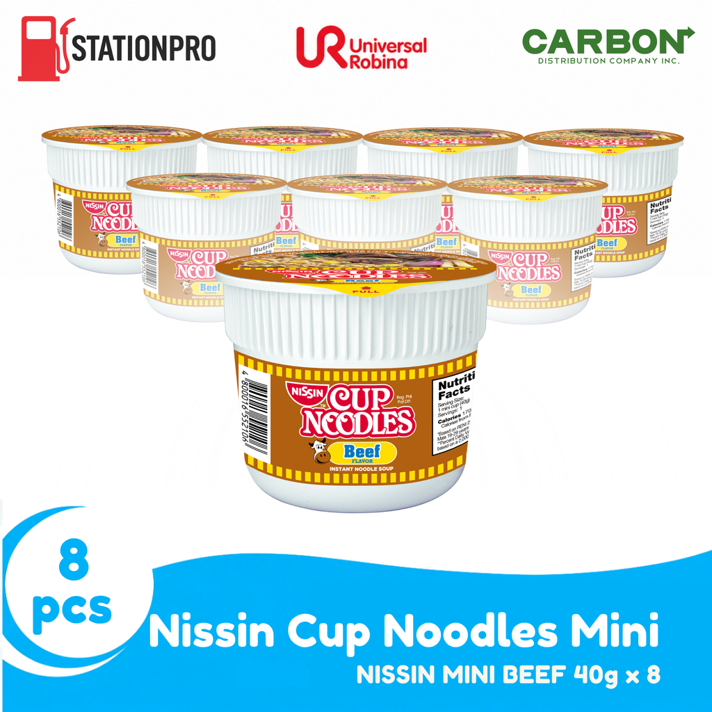 NISSIN MINI BEEF 40g x 8