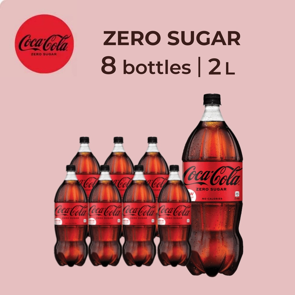 Coke No Sugar 2000 ml NR x 8