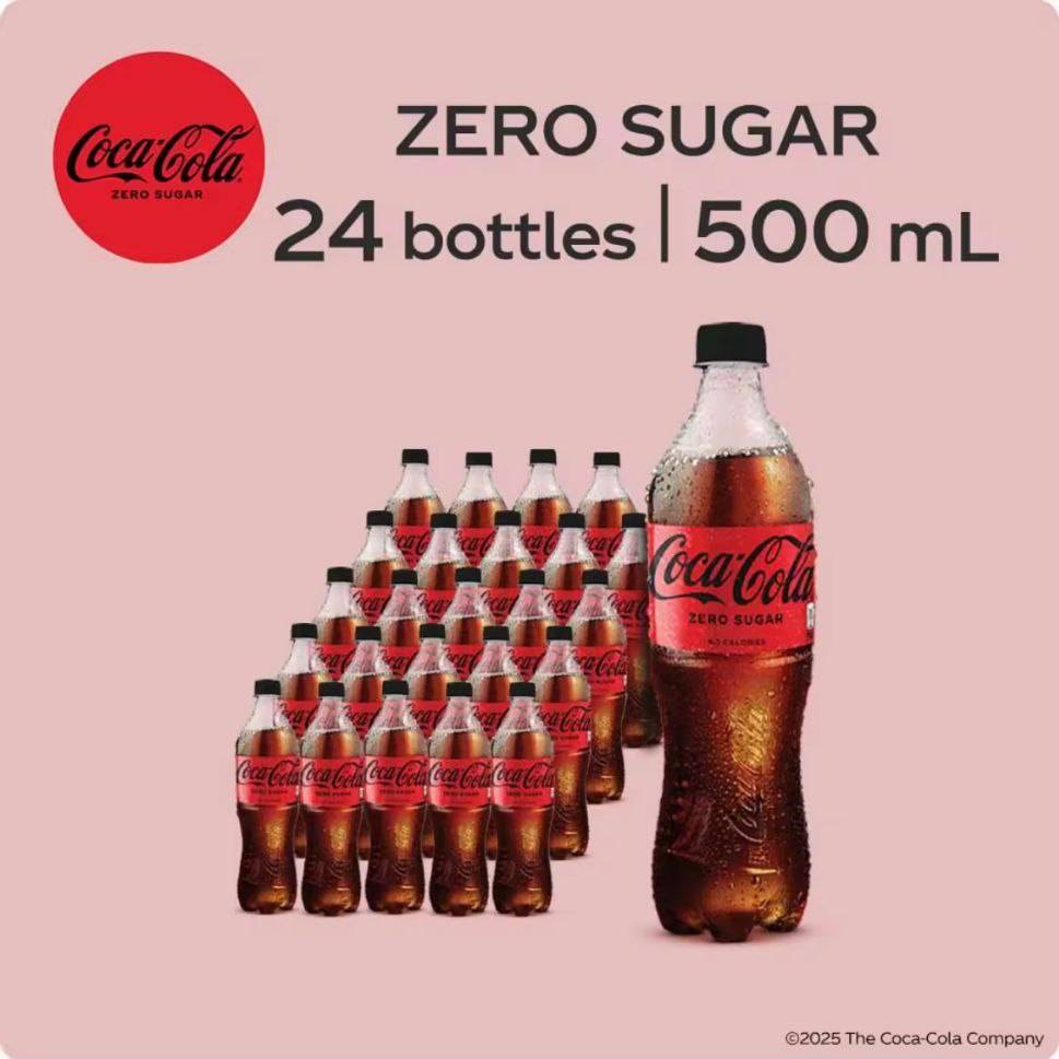 Coke No Sugar 500 ml NR x 24