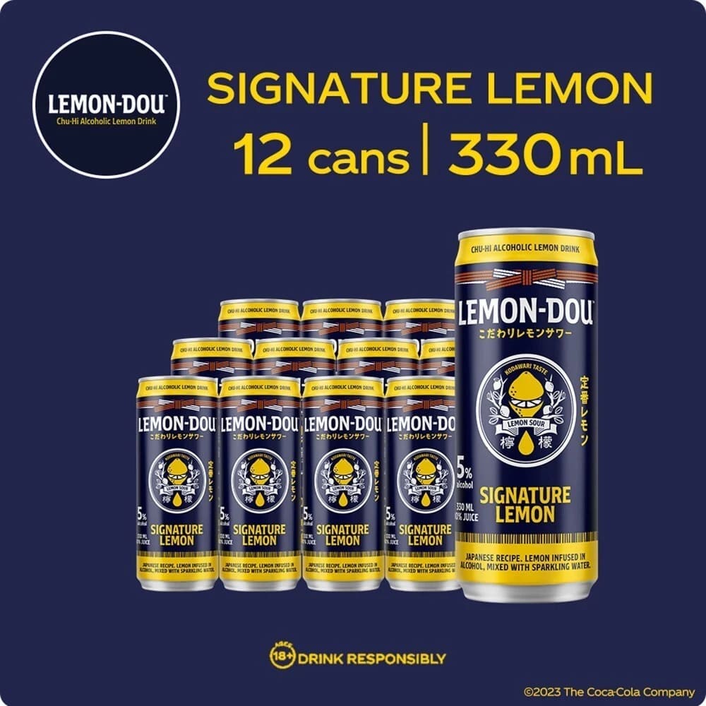 Lemon-Dou Signature Lemon 5% 330 ml x 12