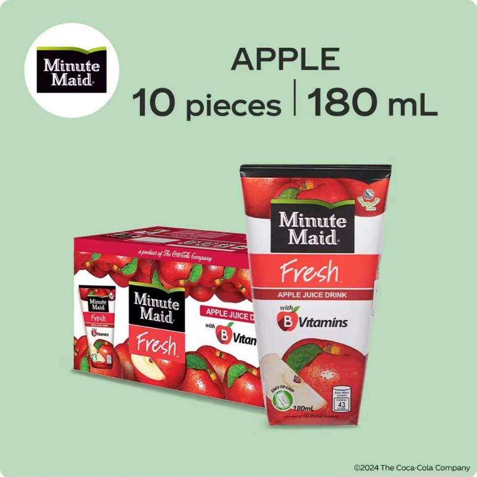 MinuteMaid Frsh Aple180mlx10