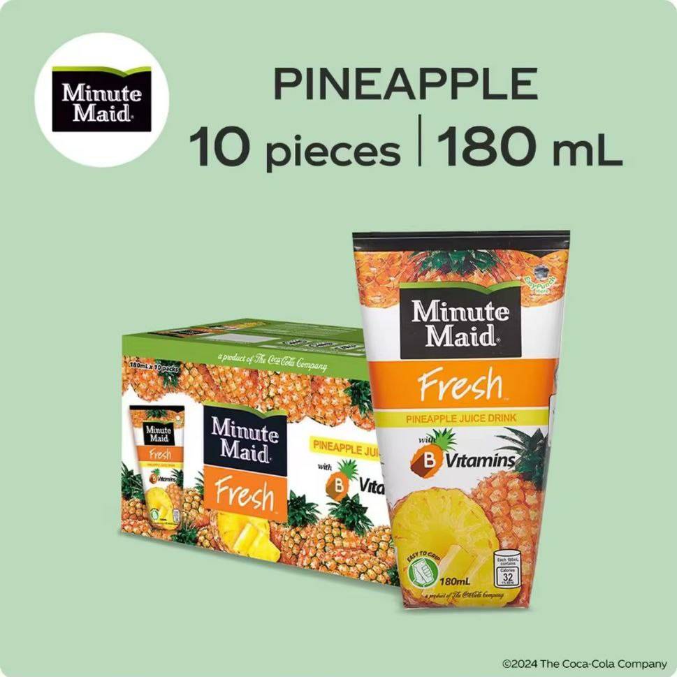 MinuteMaid FrshPnapl180mlx10