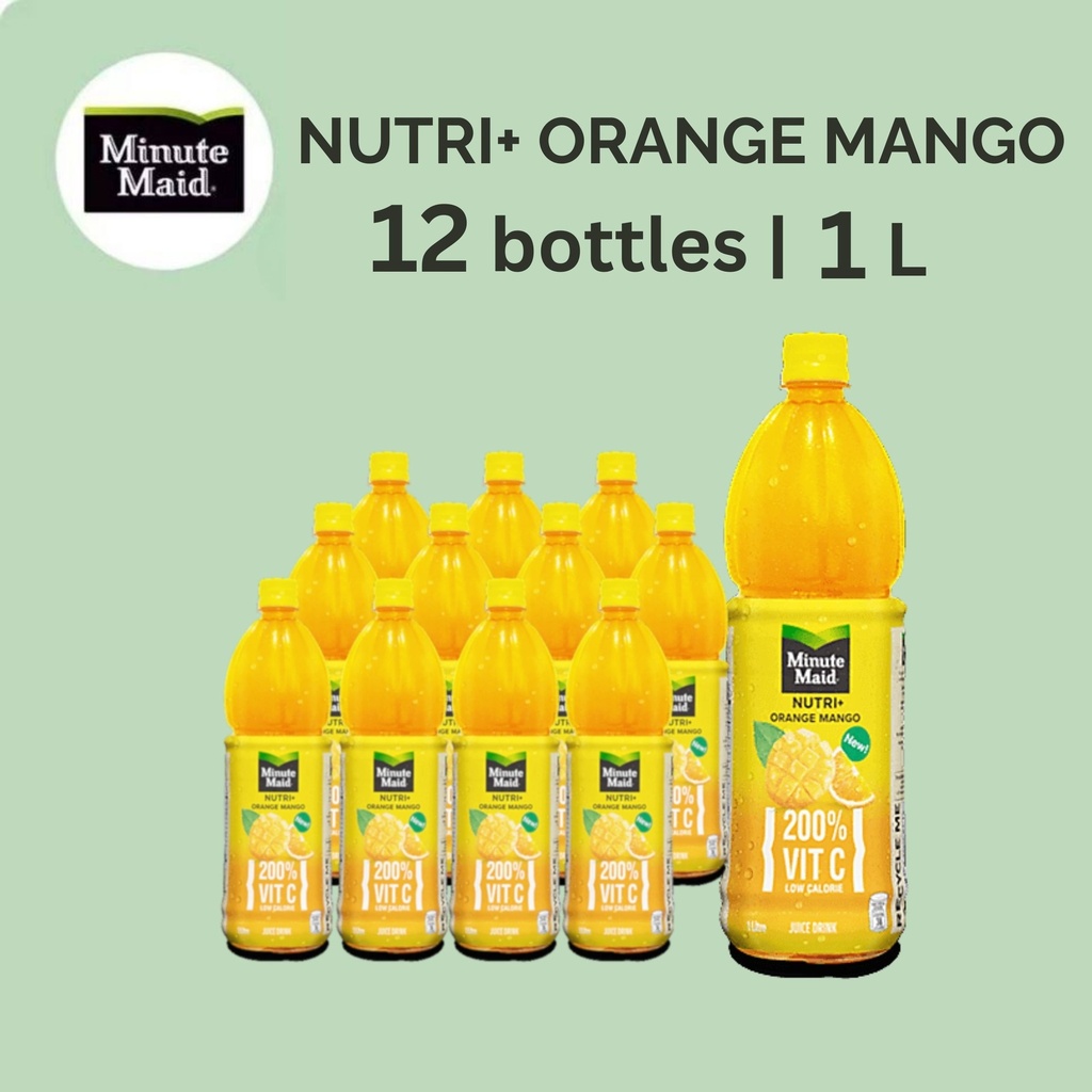 Minute Maid Nutri+ Orange Mango 1 L X 12