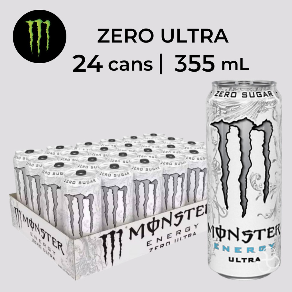 Monster Energy Ultra White 355 ML X24