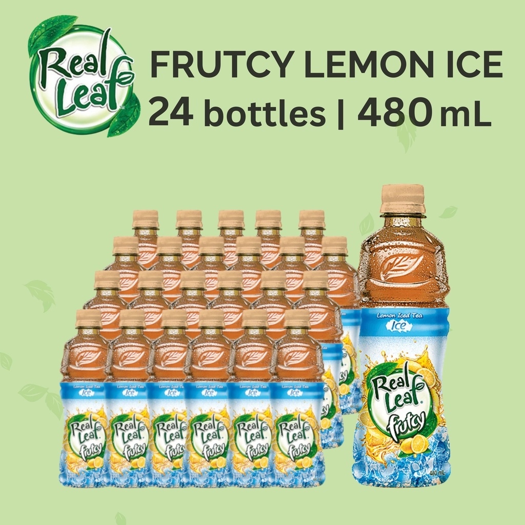 Real Leaf Frutcy Lemon Ice 480 ml x 24
