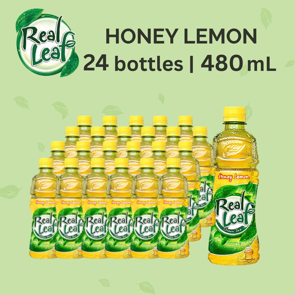 Real Leaf Honey Lemon 480 ml x 24