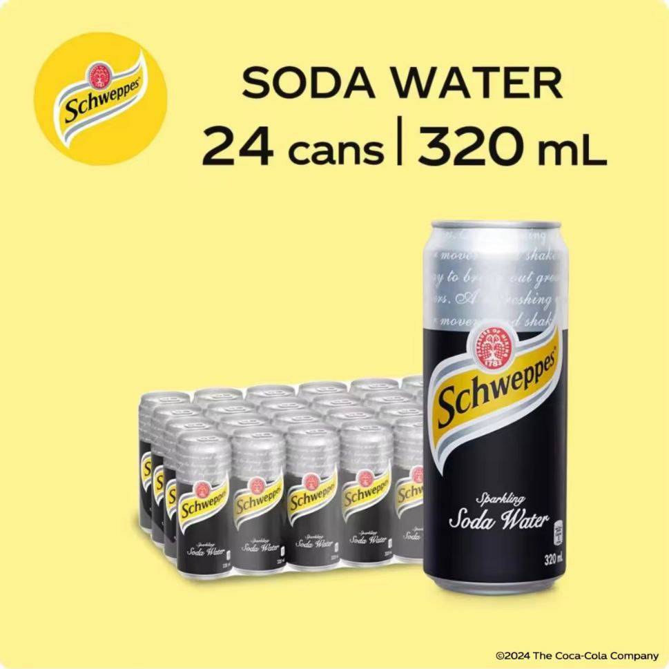 Schweppes Soda 320 ml x 24